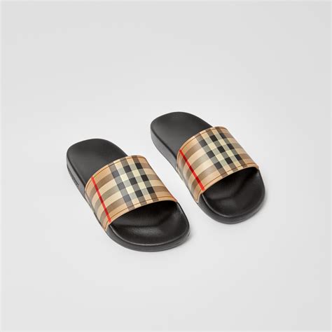 burberry slides for kids|burberry slides outfit.